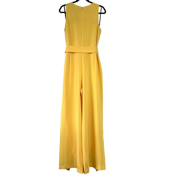 Spring, Summer Outfit. Yellow Jumpsuit Size 12 INC International Concepts. - Picture 3 of 16